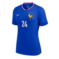 Camiseta Francia Ibrahima Konate #24 Primera Equipación Replica Eurocopa 2024 para mujer mangas cortas